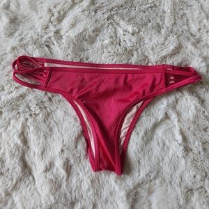 Victoria's Secret Itsy Strappy Bikini Bottom - Pink
